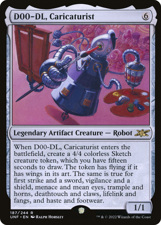 D00-DL, Caricaturist (UNF-187) (Foil)
