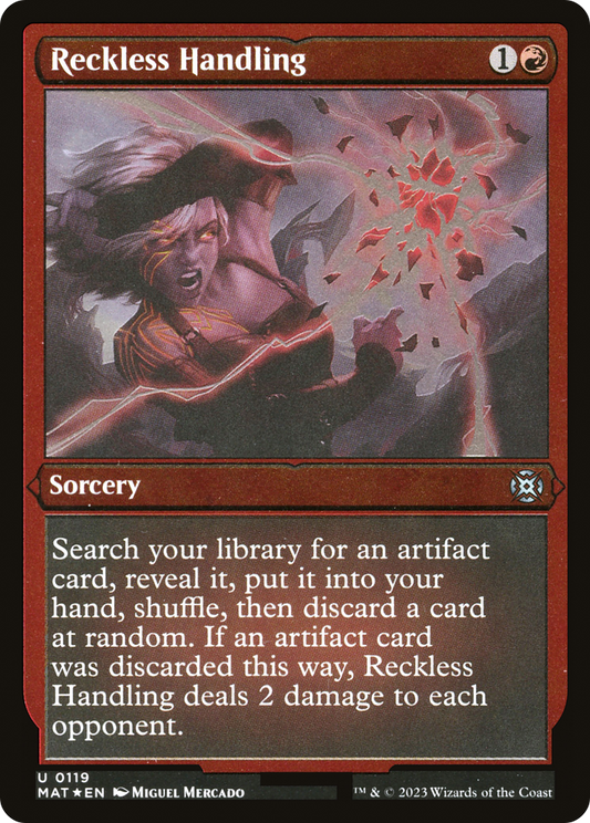 Reckless Handling (MAT-119) (Etched Foil)