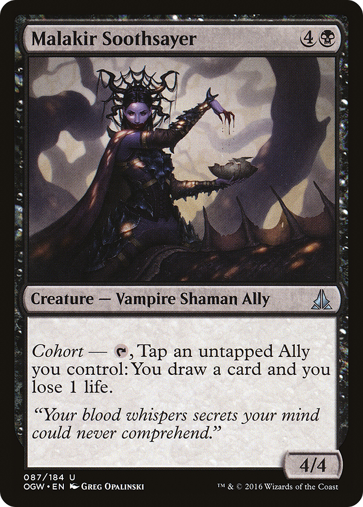 Malakir Soothsayer (OGW-087) (Foil)