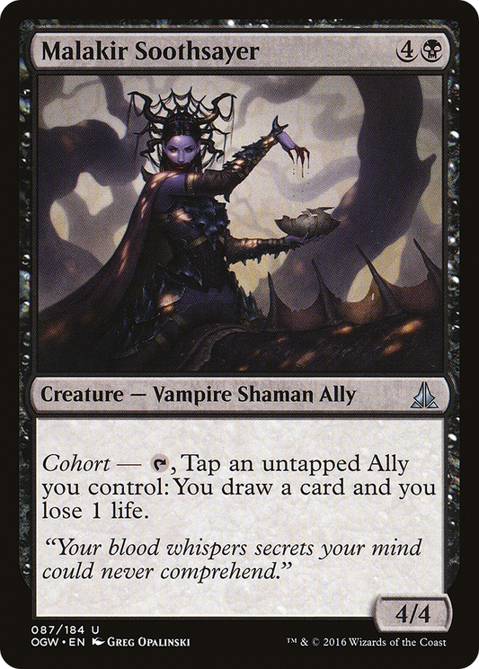 Malakir Soothsayer (OGW-087) (Foil)