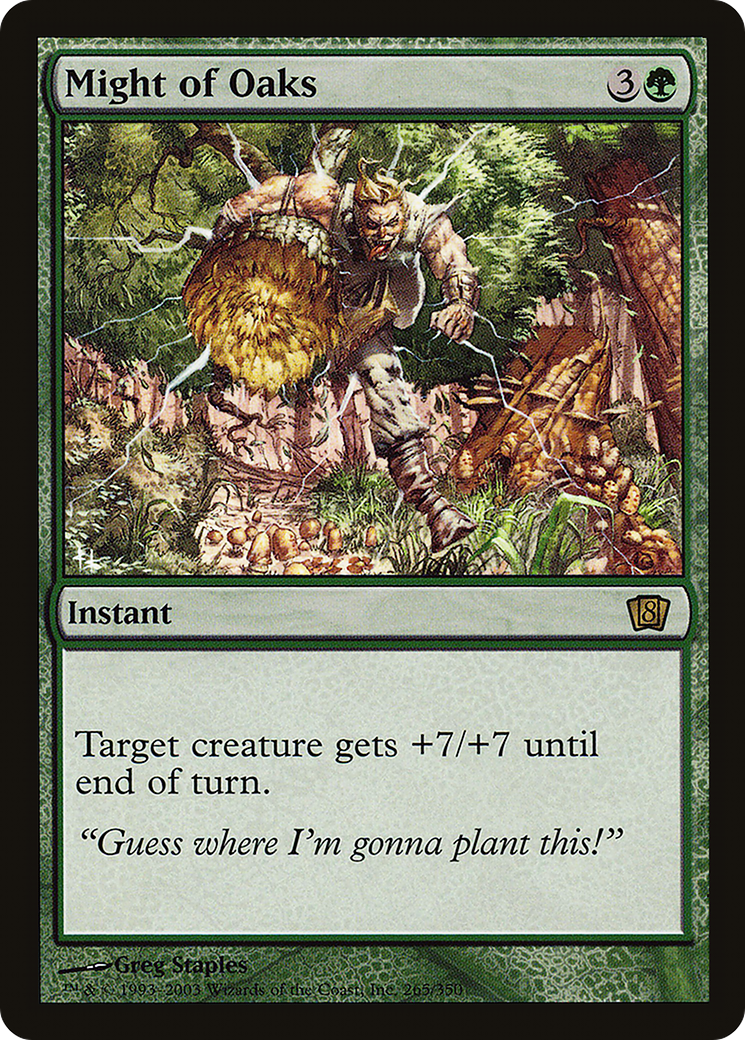 Might of Oaks (8ED-265★) (Foil)