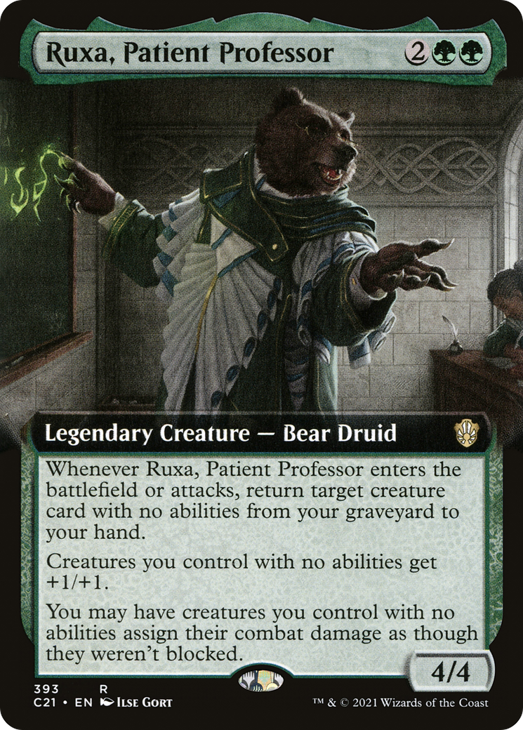 Ruxa, Patient Professor (C21-393) (Extended Art)