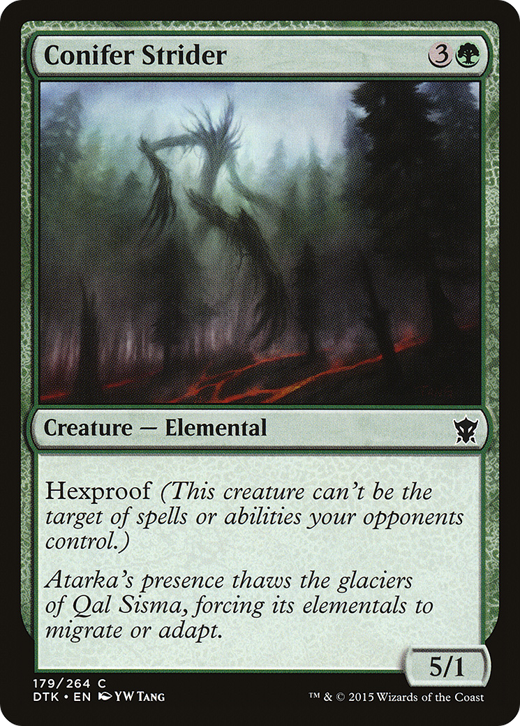 Conifer Strider (DTK-179) (Foil)