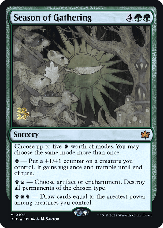 Season of Gathering (PRE-192S) (Foil)