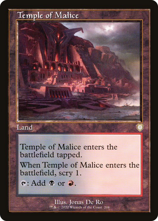 Temple of Malice (BRC-208)