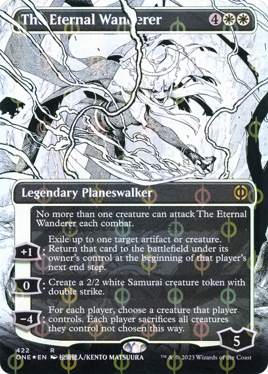 The Eternal Wanderer (ONE-422) (Showcase) (Borderless) (Compleat Foil)