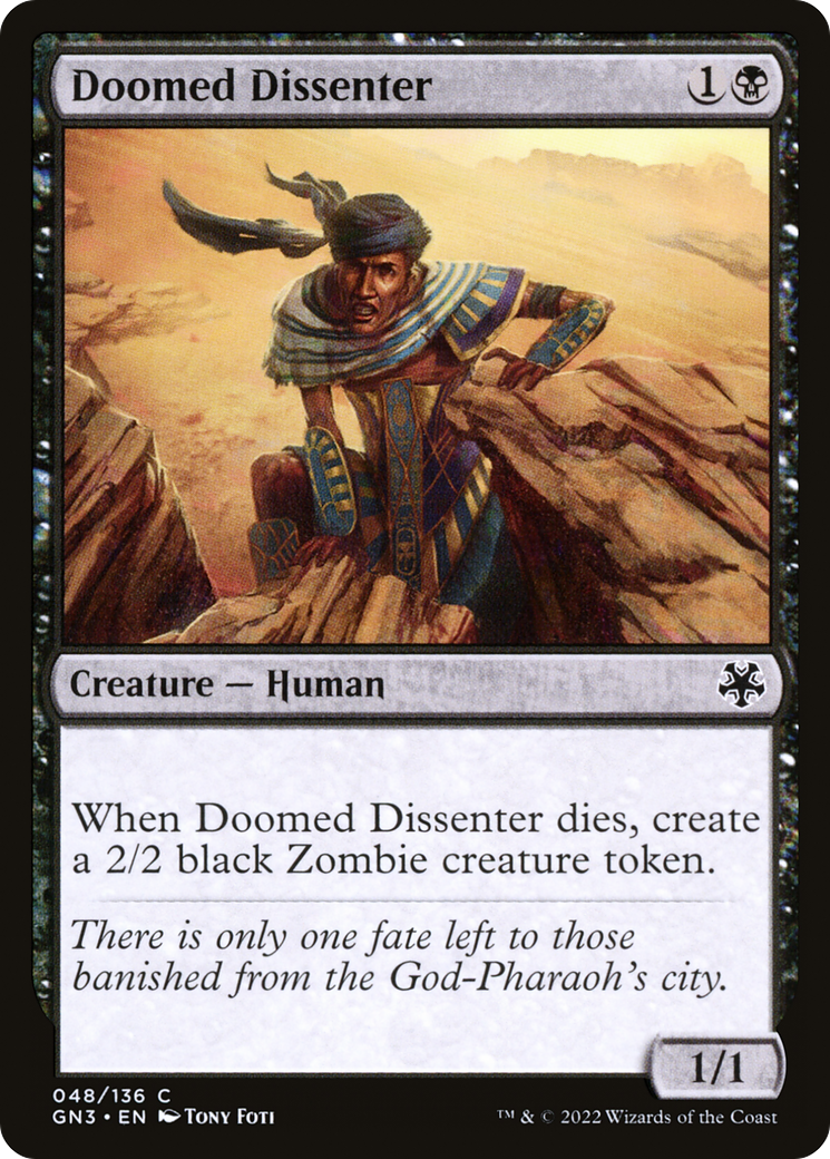 Doomed Dissenter (GN3-048)