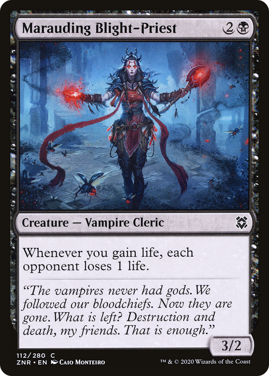 Marauding Blight-Priest (ZNR-112) (Foil)
