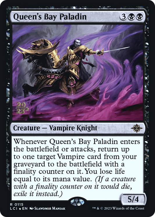 Queen's Bay Paladin (PRE-115S) (Foil)