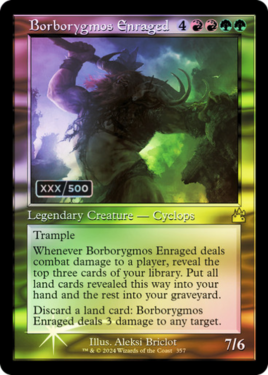 Borborygmos Enraged (RVR-357Z) (Foil) (Serialized)