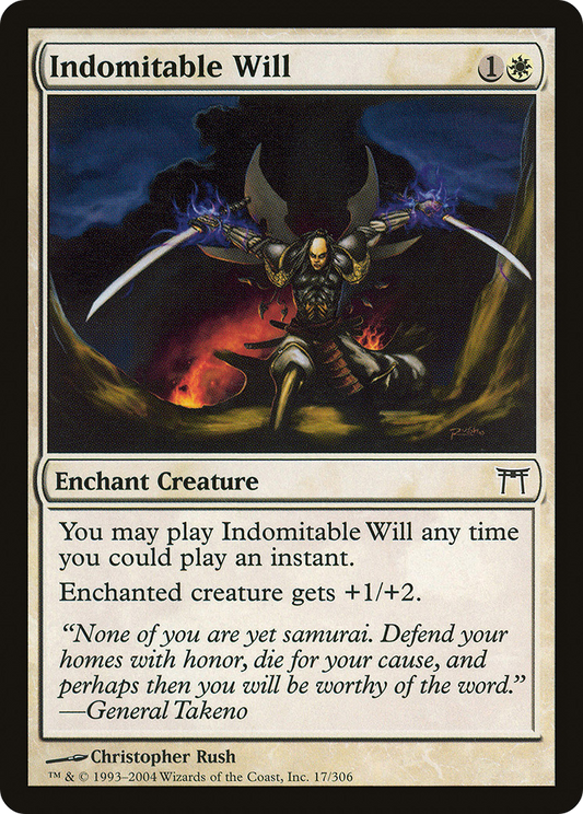 Indomitable Will (CHK-017) (Foil)