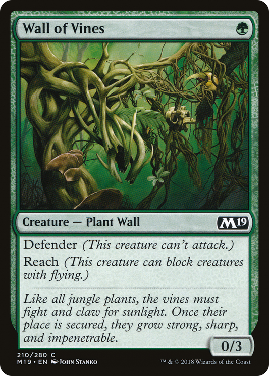 Wall of Vines (M19-210) (Foil)