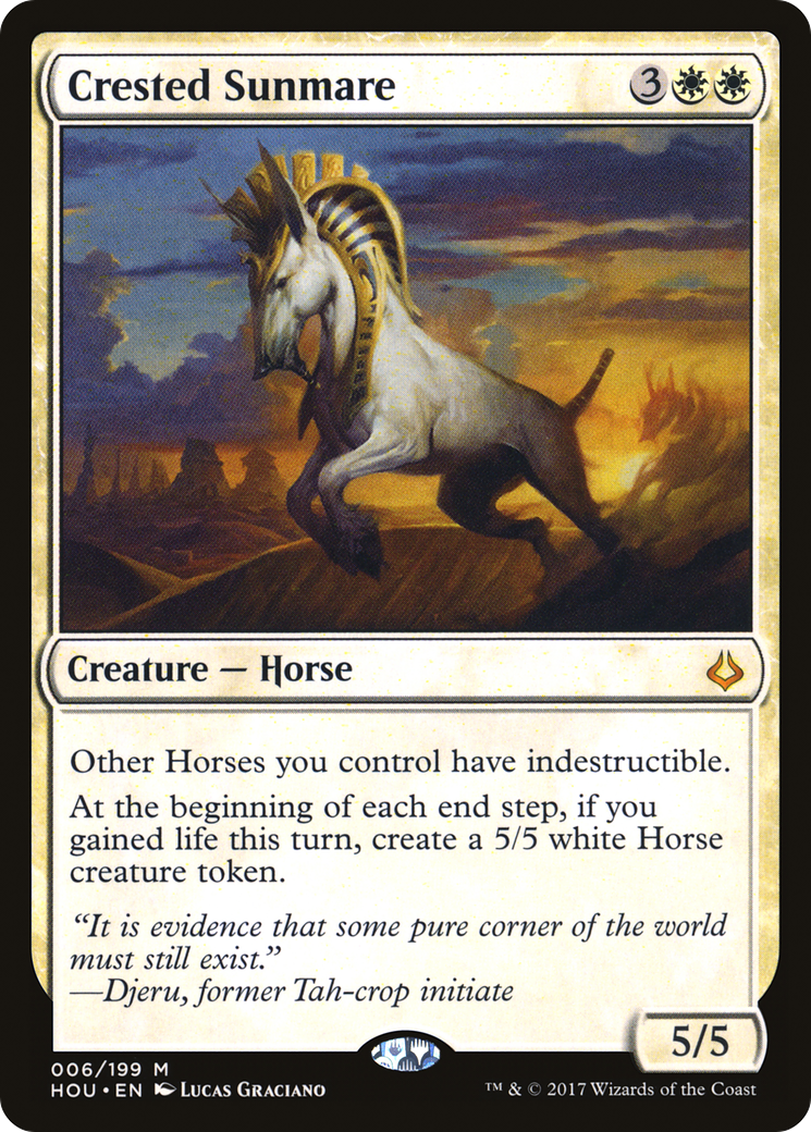 Crested Sunmare (HOU-006) (Foil)