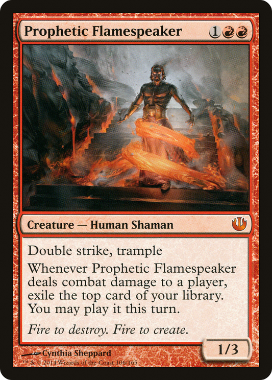 Prophetic Flamespeaker (JOU-106) (Foil)