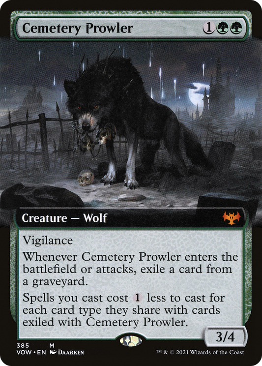 Cemetery Prowler (VOW-385) (Extended Art)