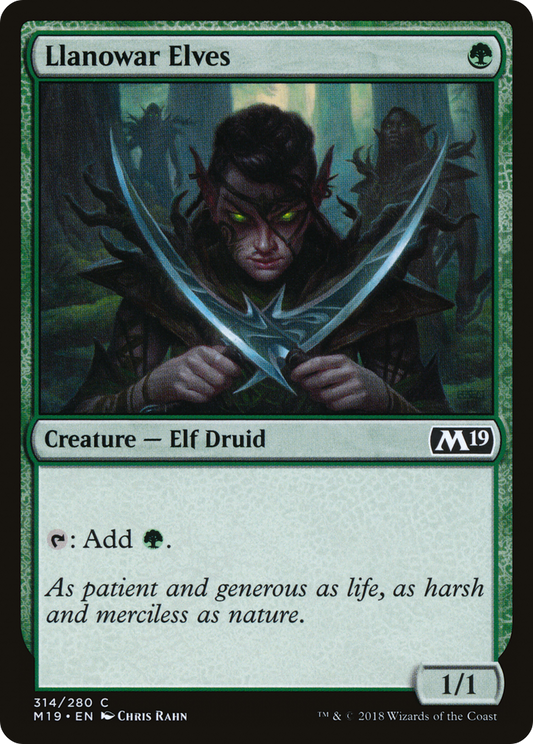Llanowar Elves (M19-314)
