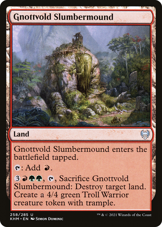 Gnottvold Slumbermound (KHM-258) (Foil)