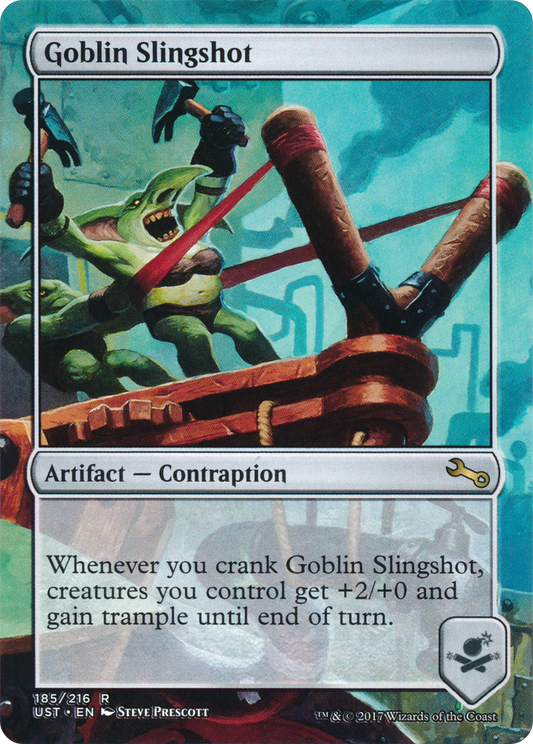 Goblin Slingshot (UST-185) (Borderless) (Foil)