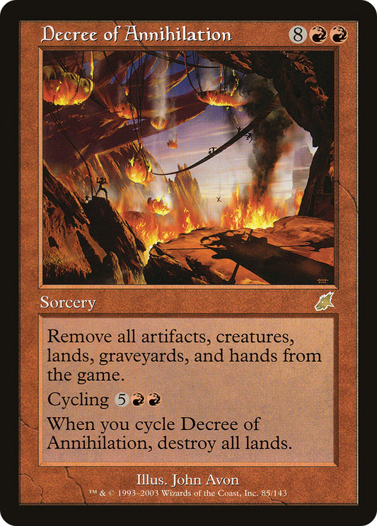 Decree of Annihilation (SCG-085) (Foil)