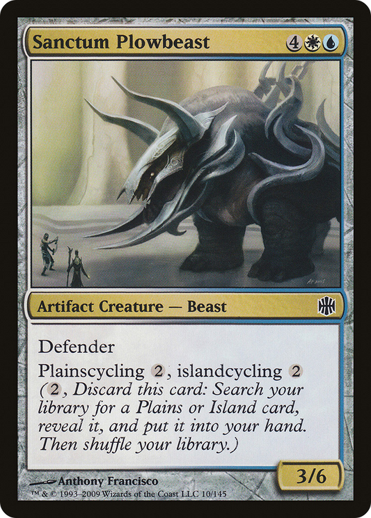 Sanctum Plowbeast (ARB-010) (Foil)
