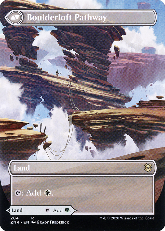 Branchloft Pathway // Boulderloft Pathway (ZNR-284) (Showcase) (Borderless) (Foil)