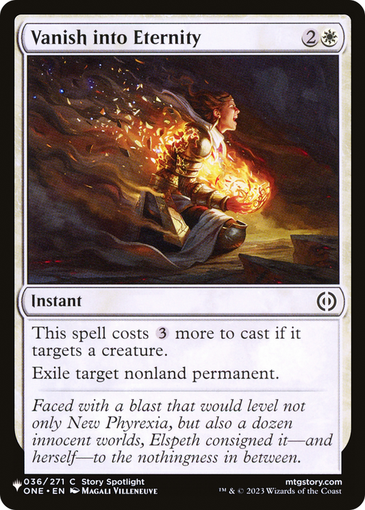 Vanish into Eternity (LIST-ONE-36)