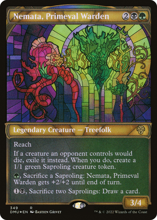 Nemata, Primeval Warden (DMU-349) (Showcase) (Textured Foil)