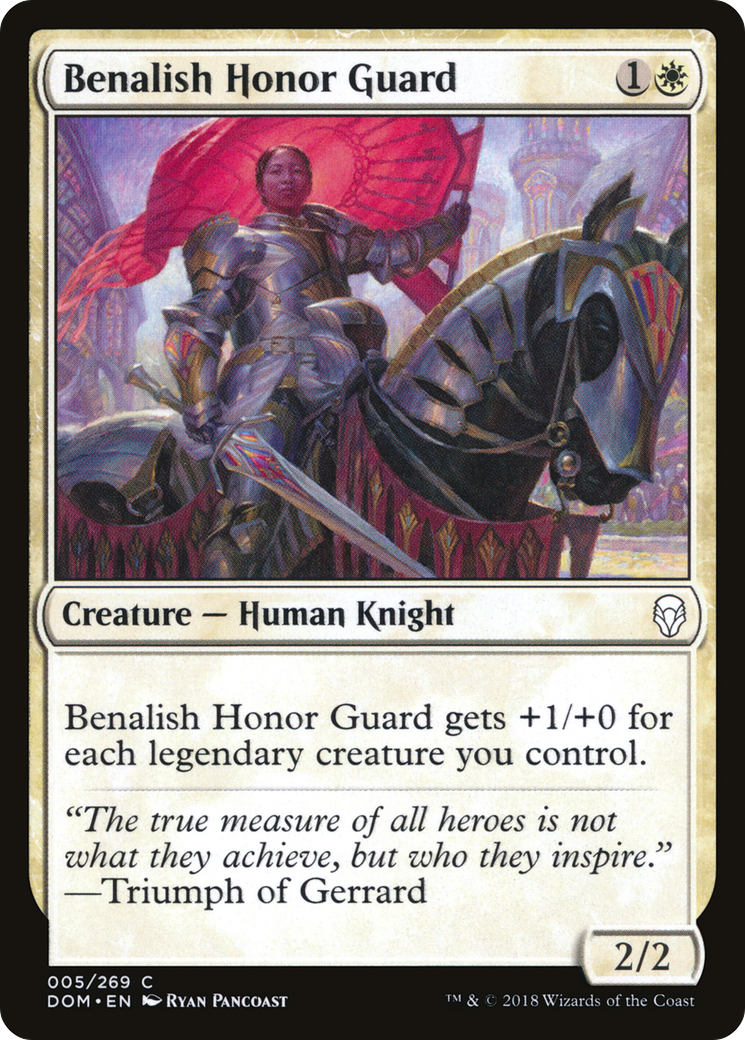 Benalish Honor Guard (DOM-005) (Foil)