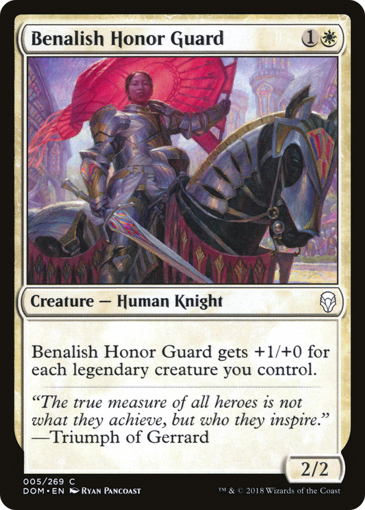Benalish Honor Guard (DOM-005) (Foil)