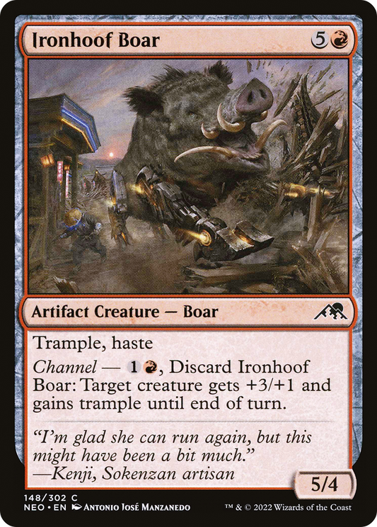 Ironhoof Boar (NEO-148) (Foil)