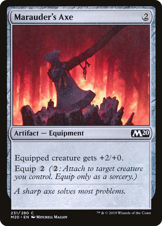 Marauder's Axe (M20-231) (Foil)