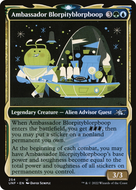 Ambassador Blorpityblorpboop (UNF-254) (Showcase) (Foil)