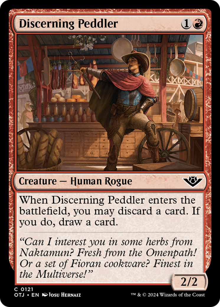 Discerning Peddler (OTJ-121) (Foil)