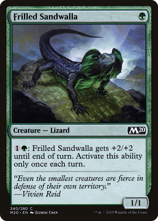 Frilled Sandwalla (M20-340)