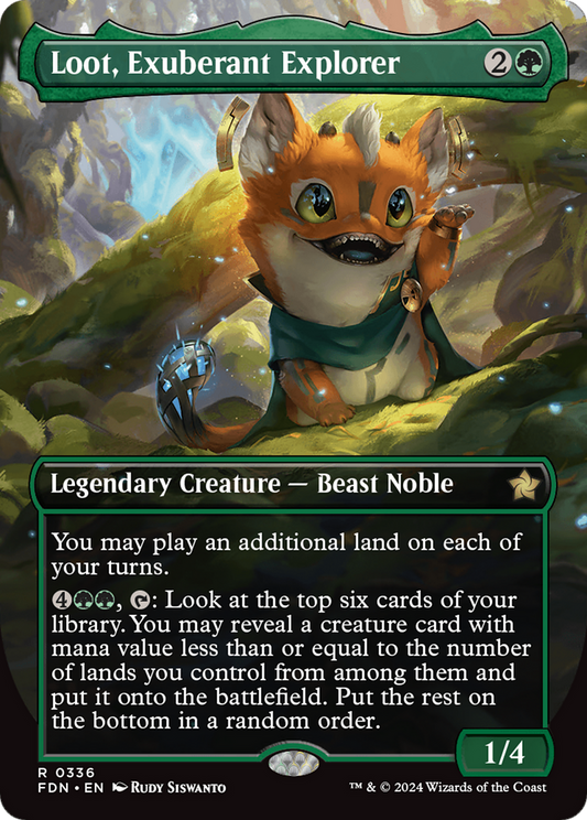 Loot, Exuberant Explorer (FDN-336) (Borderless) (Foil)
