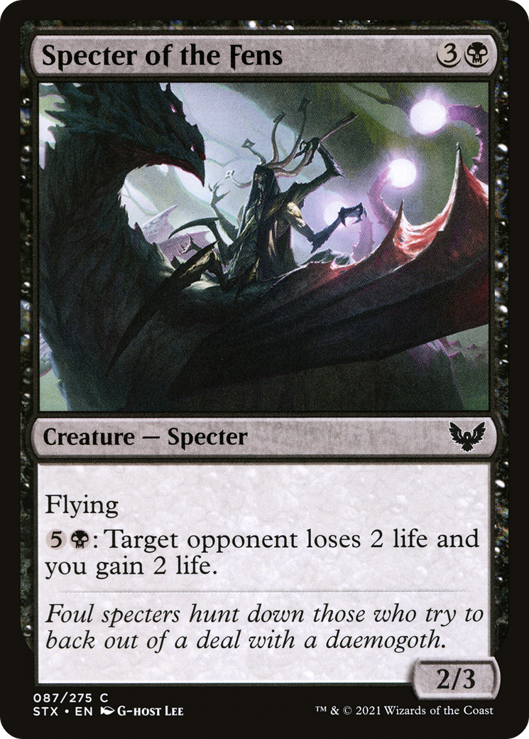 Specter of the Fens (STX-087) (Foil)
