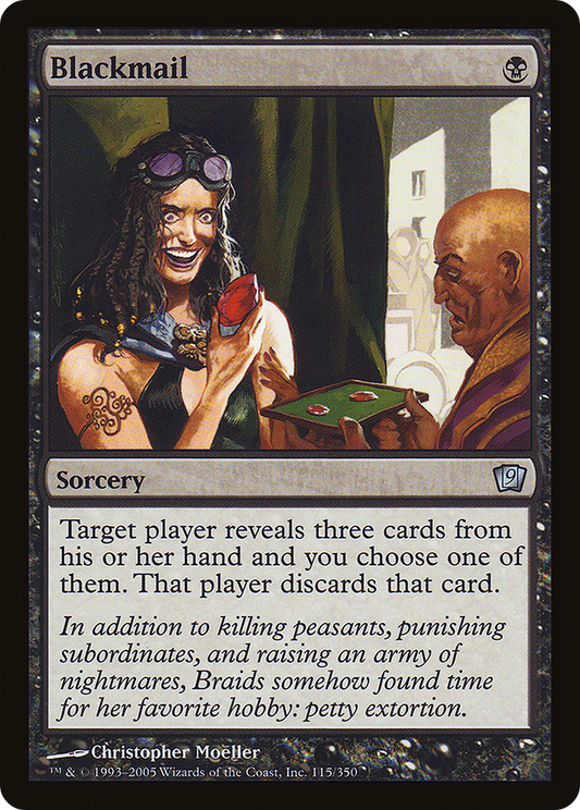 Blackmail (9ED-115★) (Foil)