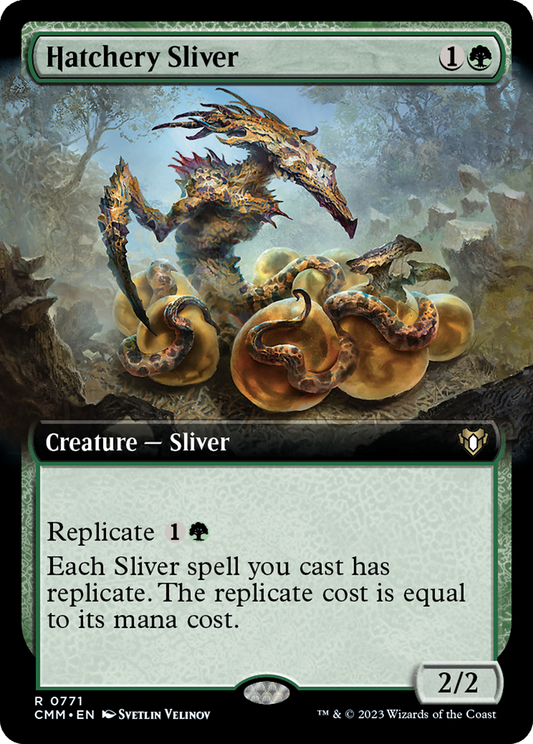 Hatchery Sliver (CMM-771) (Extended Art) (Foil)