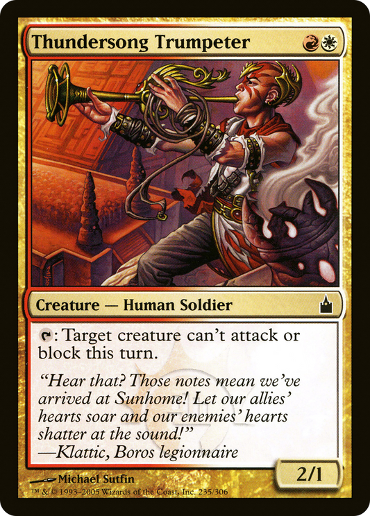 Thundersong Trumpeter (RAV-235) (Foil)