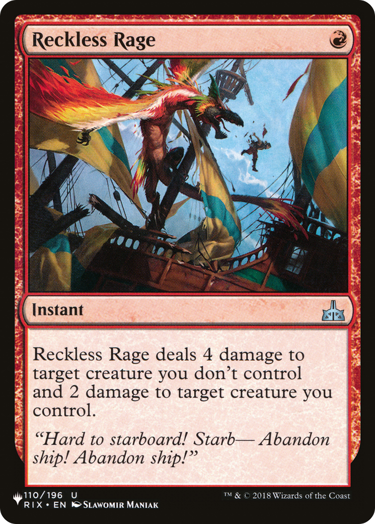 Reckless Rage (LIST-RIX-110)
