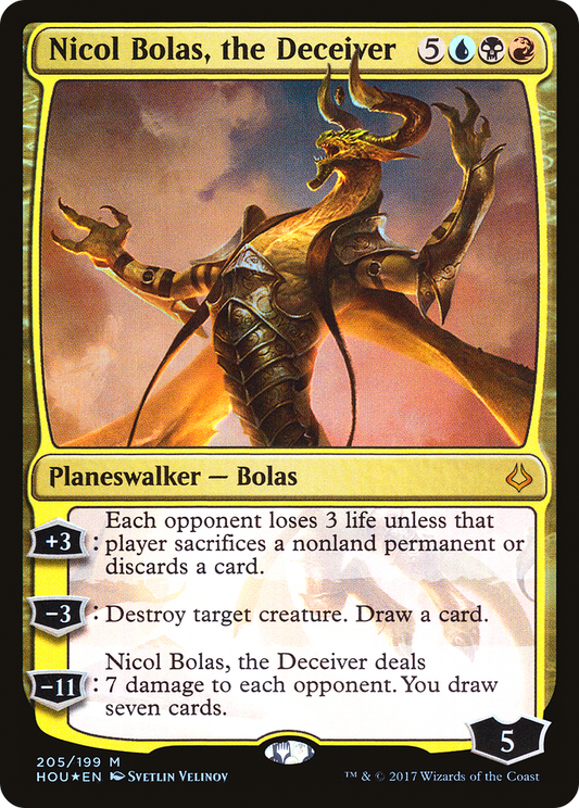 Nicol Bolas, the Deceiver (HOU-205) (Foil)