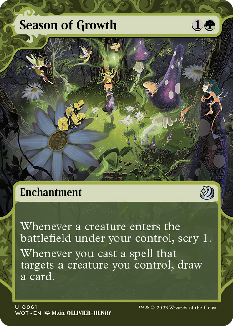 Season of Growth (WOT-061) (Showcase) (Borderless) (Foil)