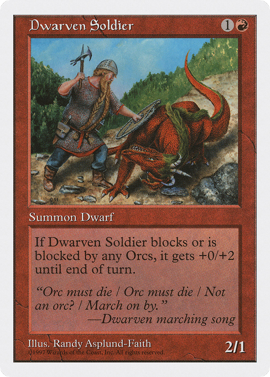 Dwarven Soldier (5ED-221)