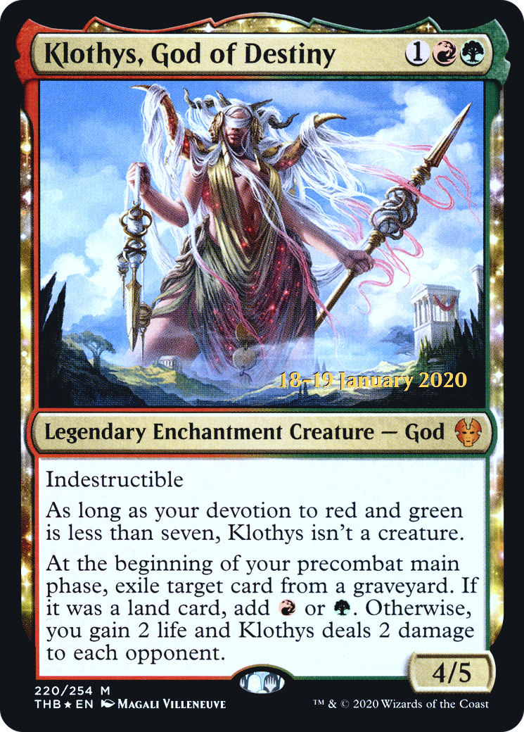 Klothys, God of Destiny (PRE-220S) (Foil)