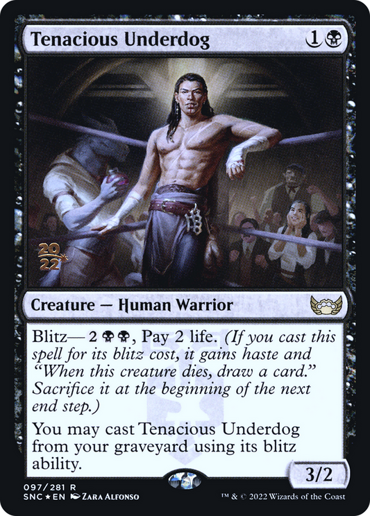 Tenacious Underdog (PRE-97S) (Foil)
