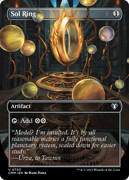 Sol Ring (CMM-703) (Borderless) (Foil)