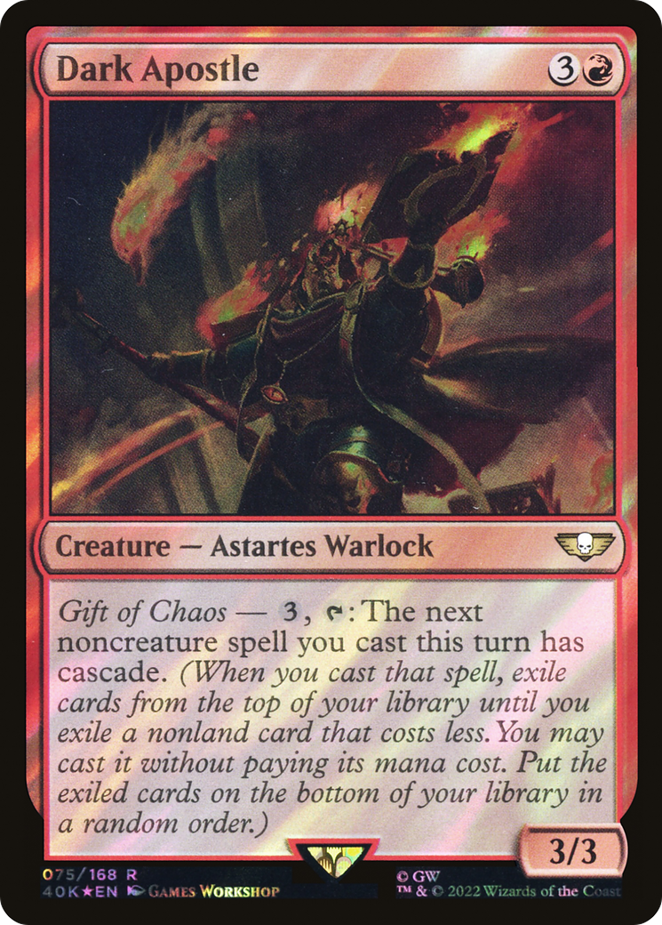 Dark Apostle (40K-75★) (Surge Foil)