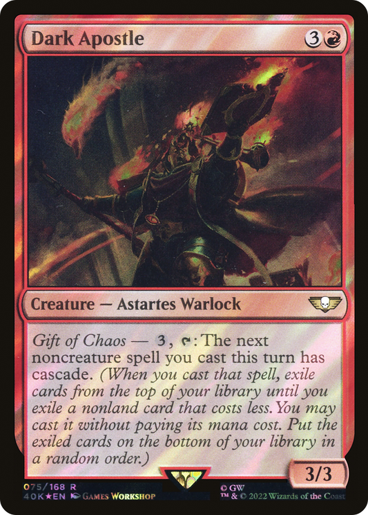 Dark Apostle (40K-75★) (Surge Foil)