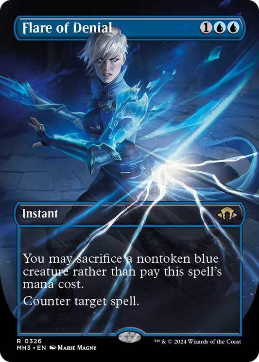 Flare of Denial (MH3-326) (Borderless) (Foil)