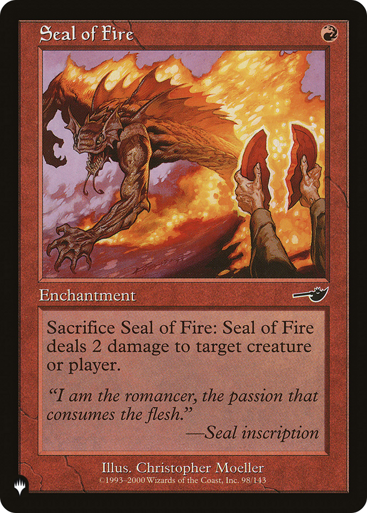 Seal of Fire (LIST-NEM-98)